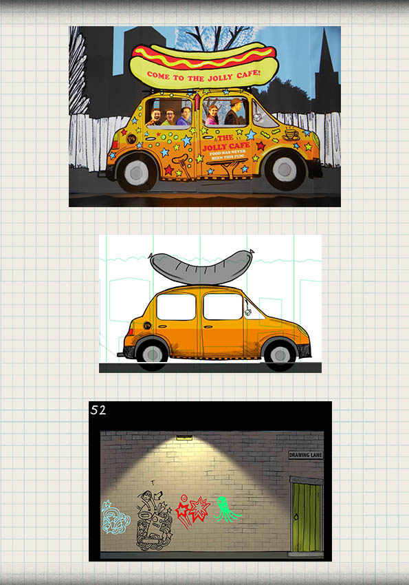 The Car Drive to Drawing Lane
