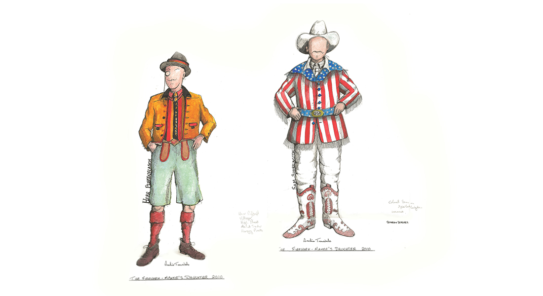 Herr Puffenflasch and Colonel Sparkington.