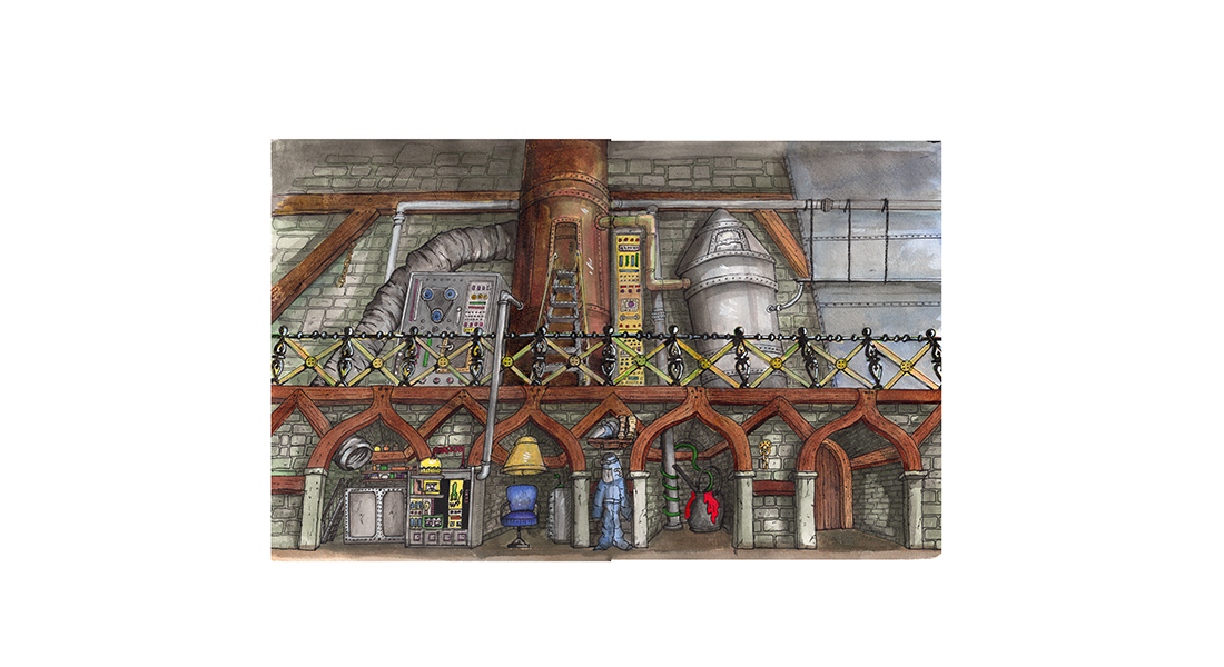 Frankenstein's Laboratory.