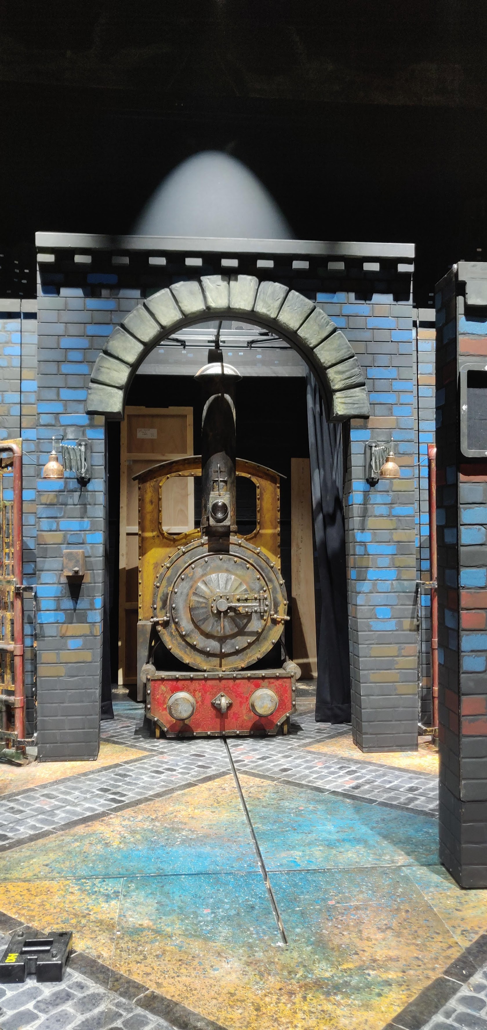 The Train Model in the Modelbox..