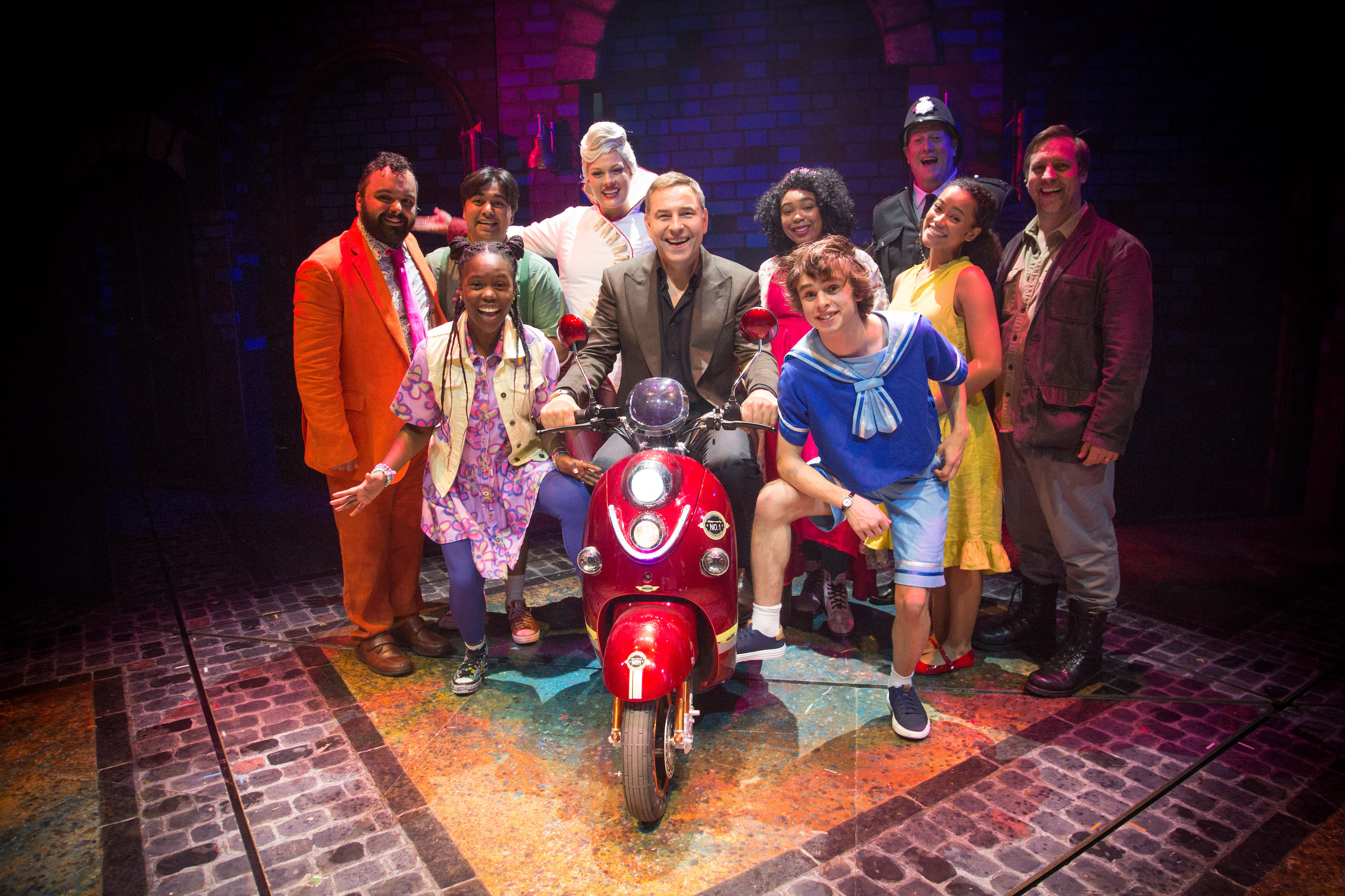 Cast of Demon Dentist with David Walliams.
