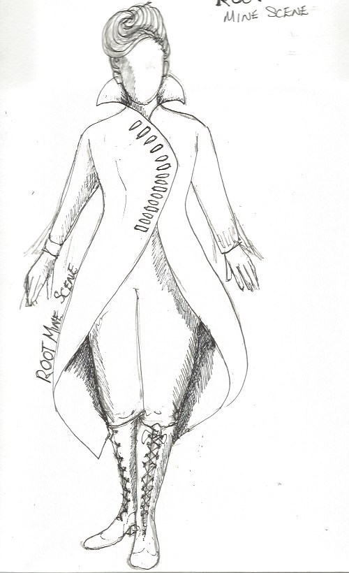 Costume Drawing Miss Root.