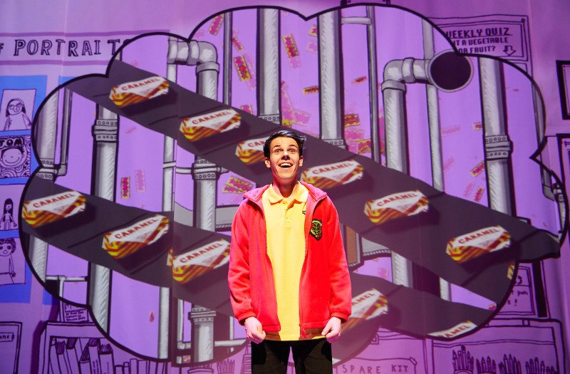 Tom dreams of the Biscuit Factory school trip.